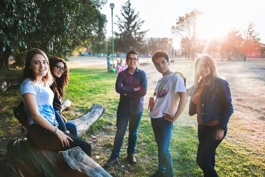 friend in a park