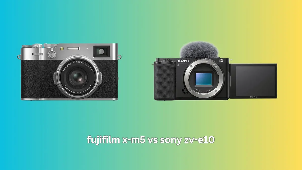 Fujifilm X-M5 vs Sony ZV-E10
