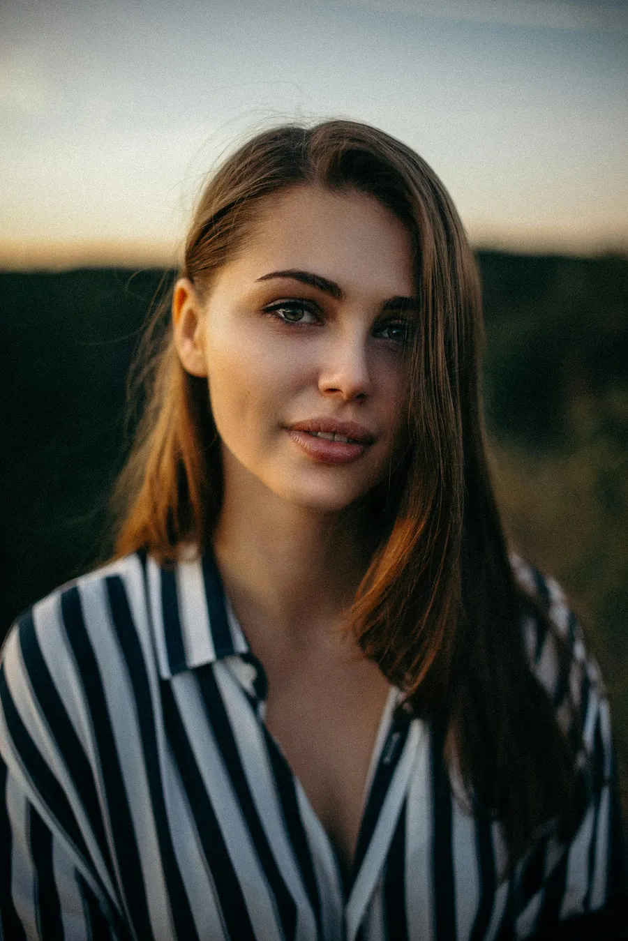 portrait session in Golden Hour